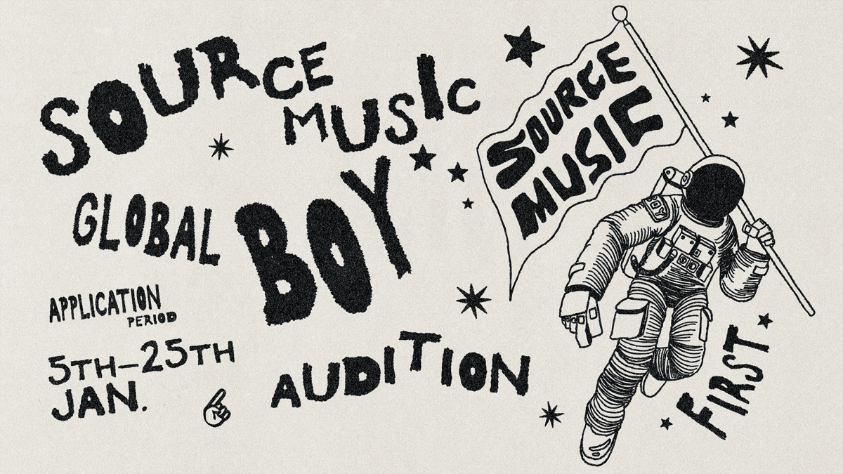 poster audisi Source Music