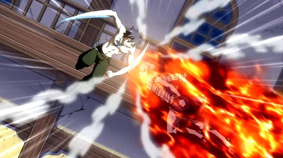 Natsu vs Gray