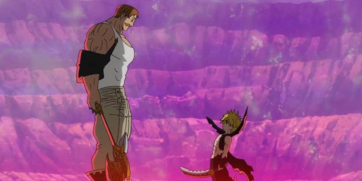 Meliodas vs Escanor (Dok. Deen Studio/Seven Deadly Sins)