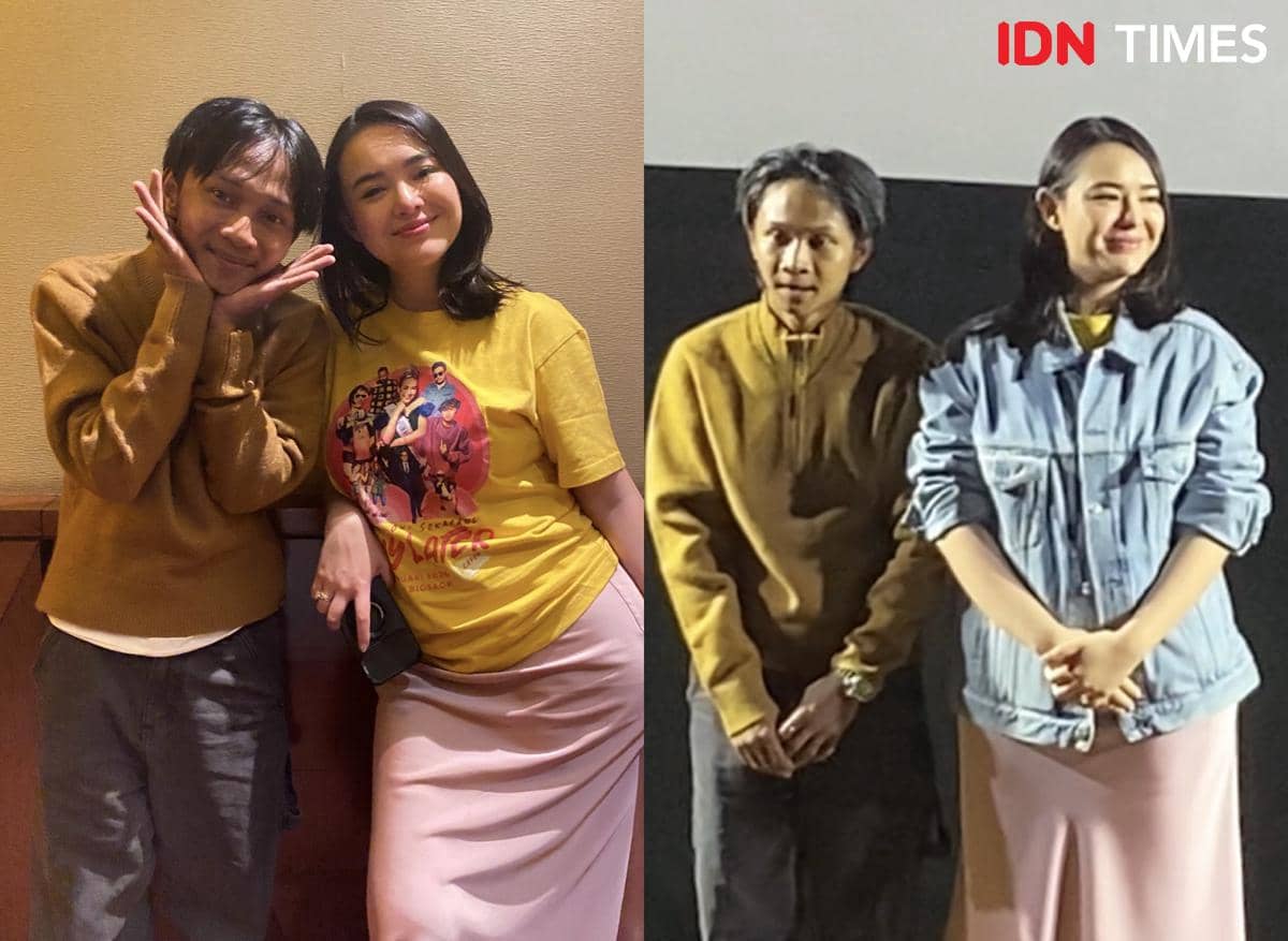 potret Amanda Manopo di presscon film Caper