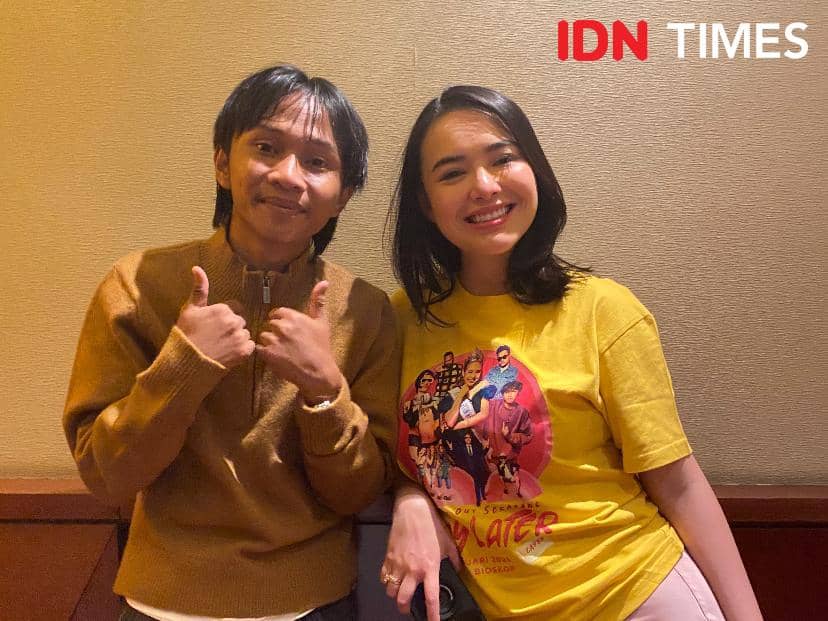 potret Fajar Sadboy bersama Amandan Manopo