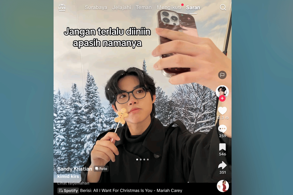cuplikan video konten TikTok jangan terlalu diiniin, adalah pokoknya