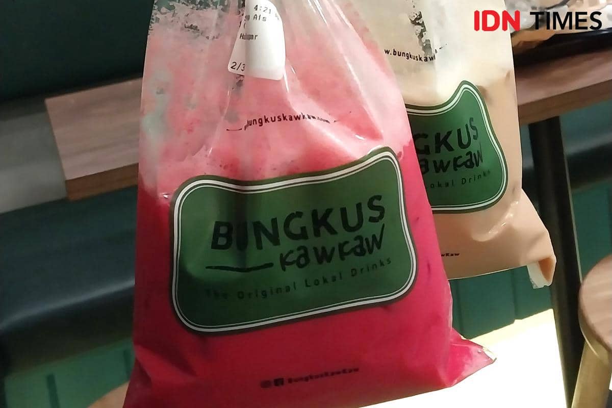 Potret sirap bandung khas Malaysia 