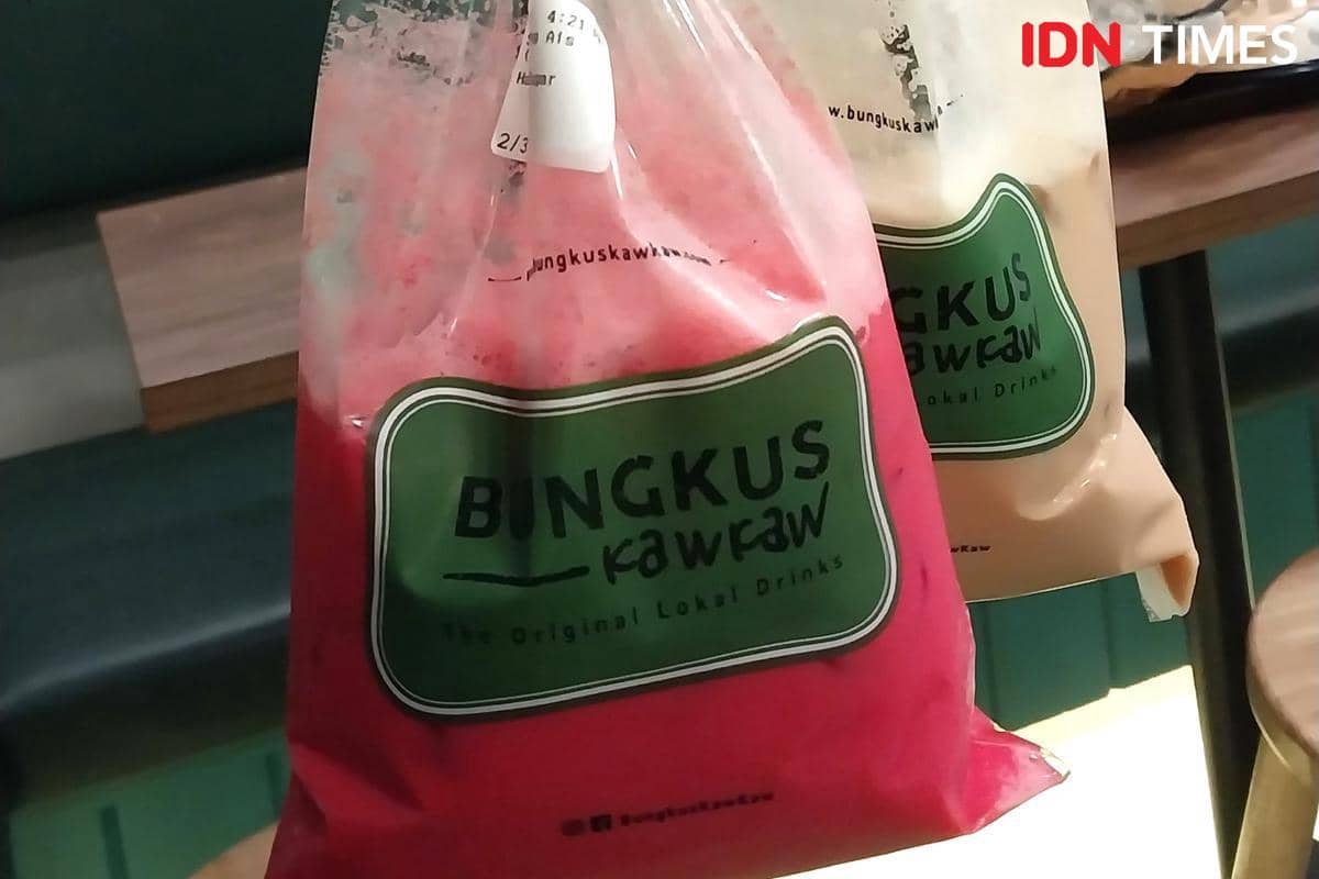 Potret sirap bandung khas Malaysia 