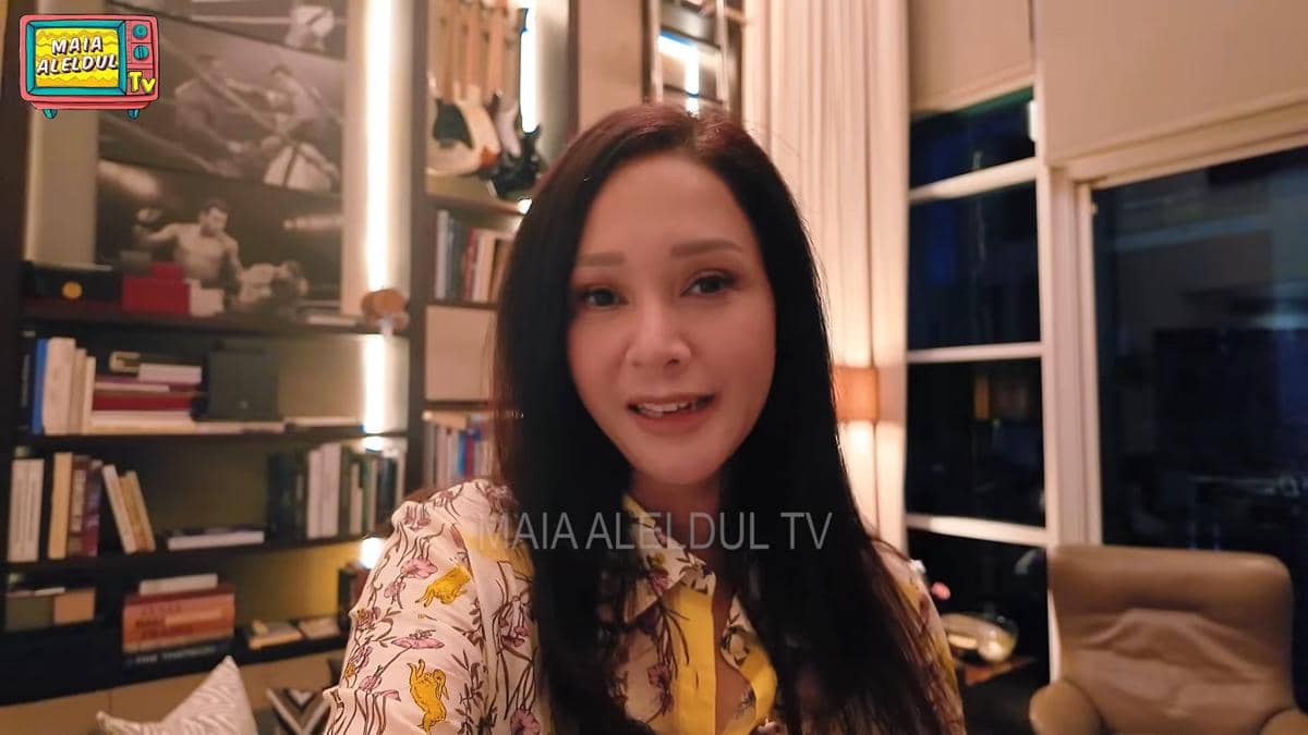 Potret family dinner Maia Estianty