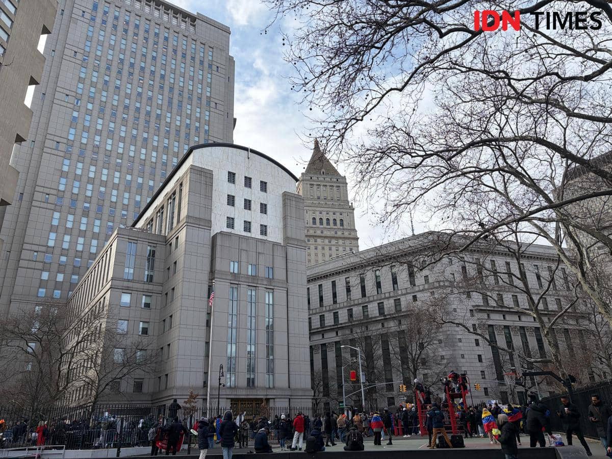 Demo di Depan Pengadilan, Warga Venezuela Tuntut AS Bebaskan Maduro