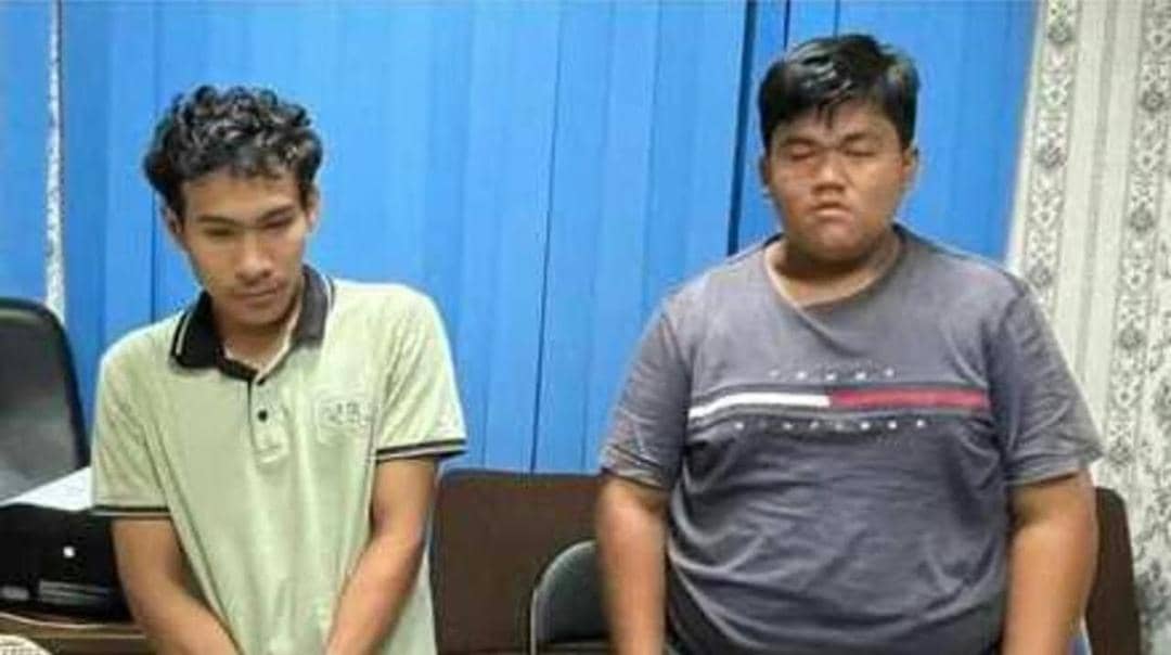 Dua kurir disergap saat melintas di Jalinsum Muba. (Dok. IDN Times)