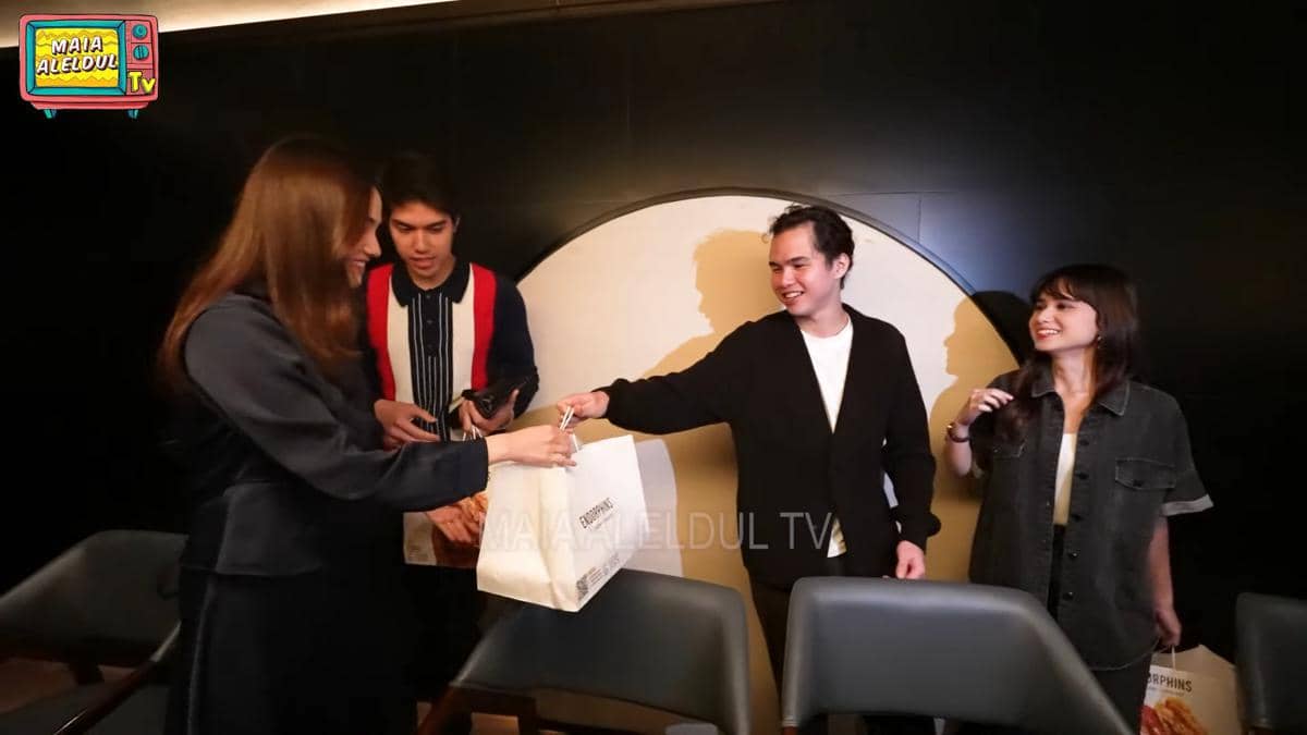 Potret family dinner Maia Estianty