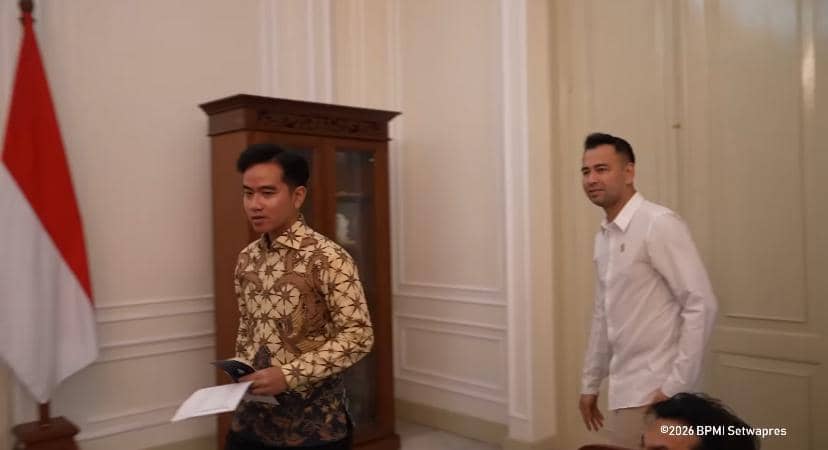 potret pertemuan sejumlah artis dengan Wapres Gibran Rakabuming