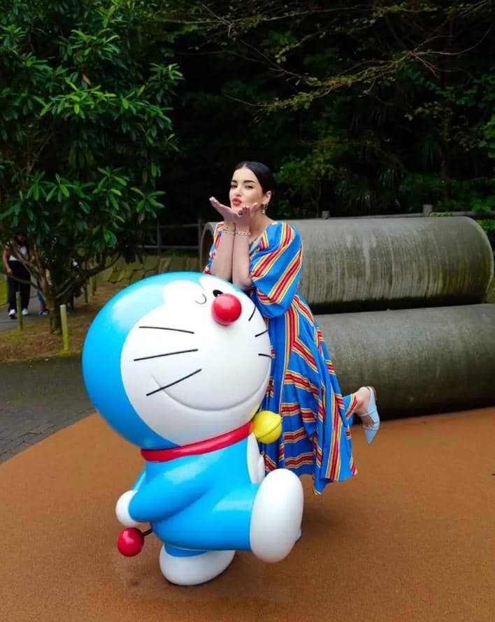 Artis Liburan di Museum Doraemon Jepang (instagram.com/tasyafarasya)