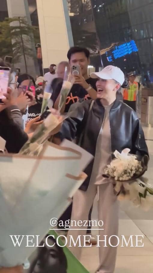 Agnez Mo Pulang ke Indonesia, Disambut Penggemar (instagram.com/the.agnation)