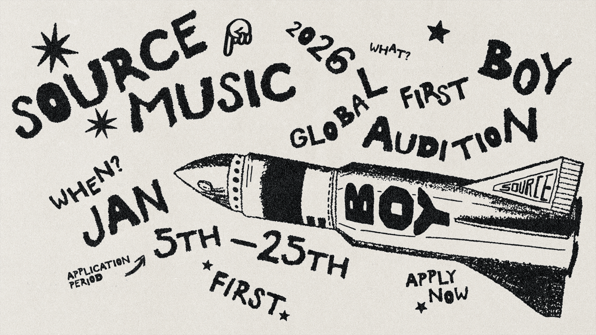 poster audisi Source Music