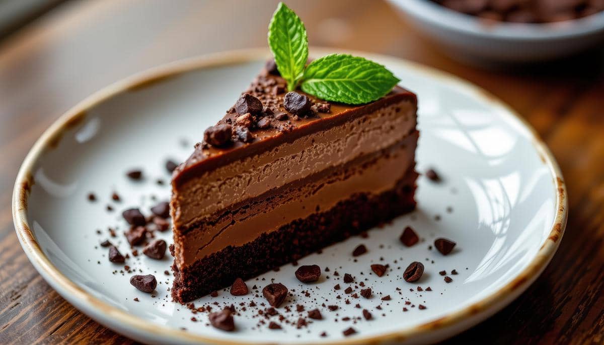 triple chocolate cake