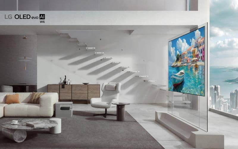 LG OLED evo W6 Wallpaper TV