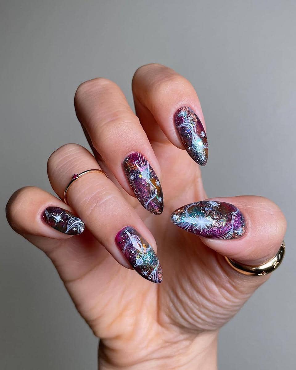 ide nail art shimmer 2026 