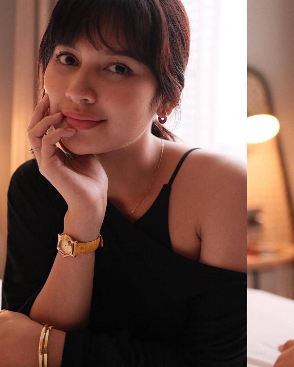 referensi gaya rambut simpel ala Indah Permatasari 