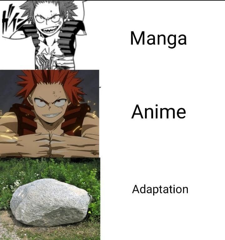 meme anime tentang batu