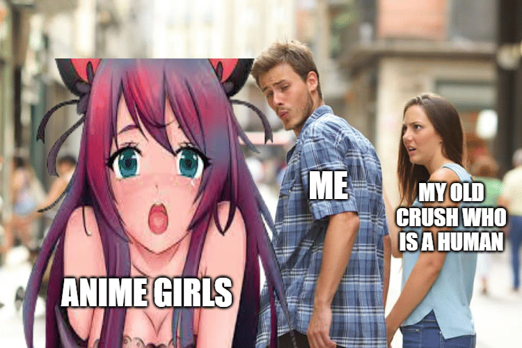 meme anime tentang gebetan