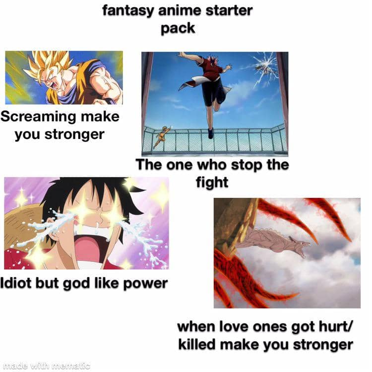 meme ciri khas karakter dan genre anime