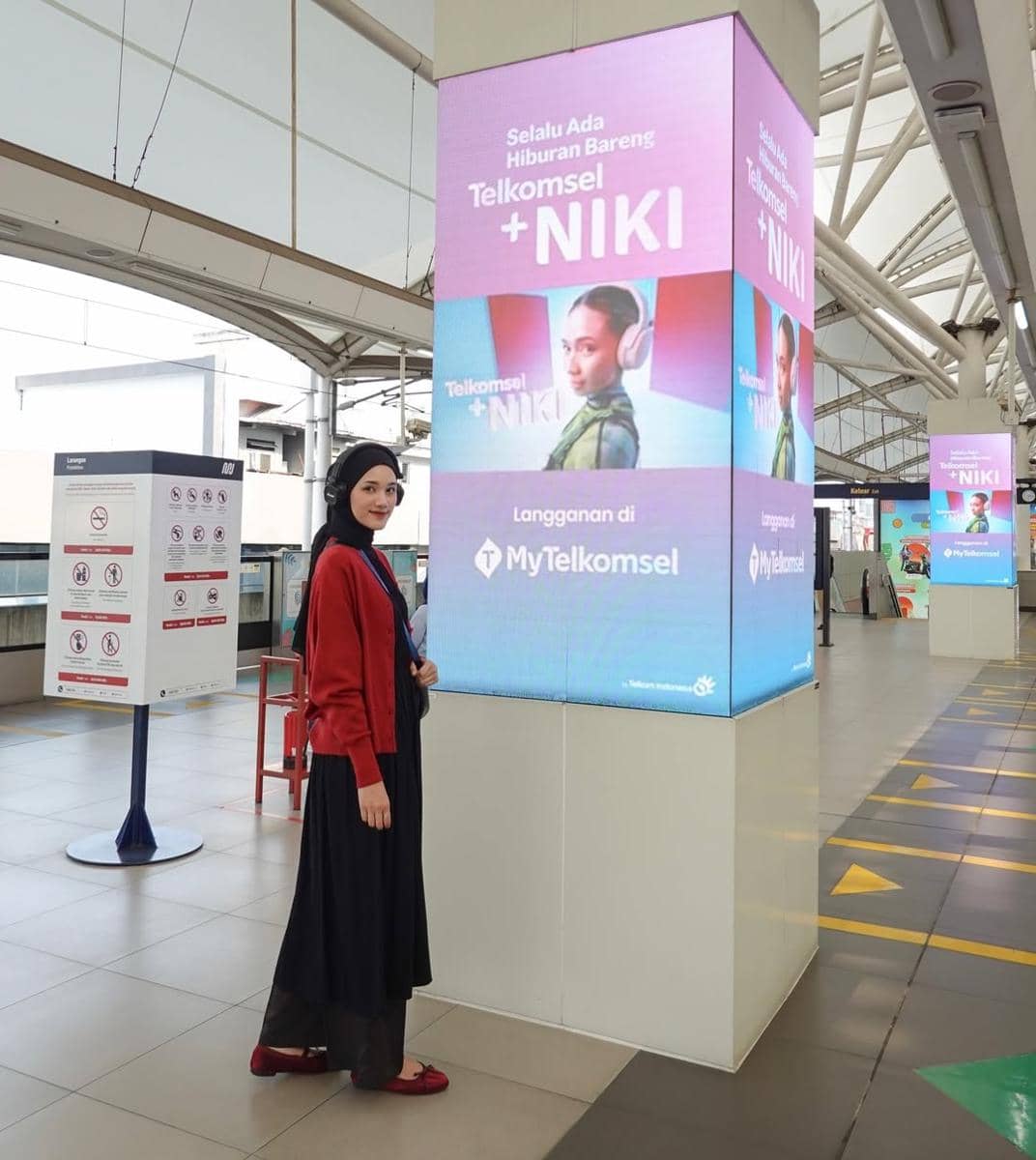 referensi padu padan cardigan ala Rania Sukandari