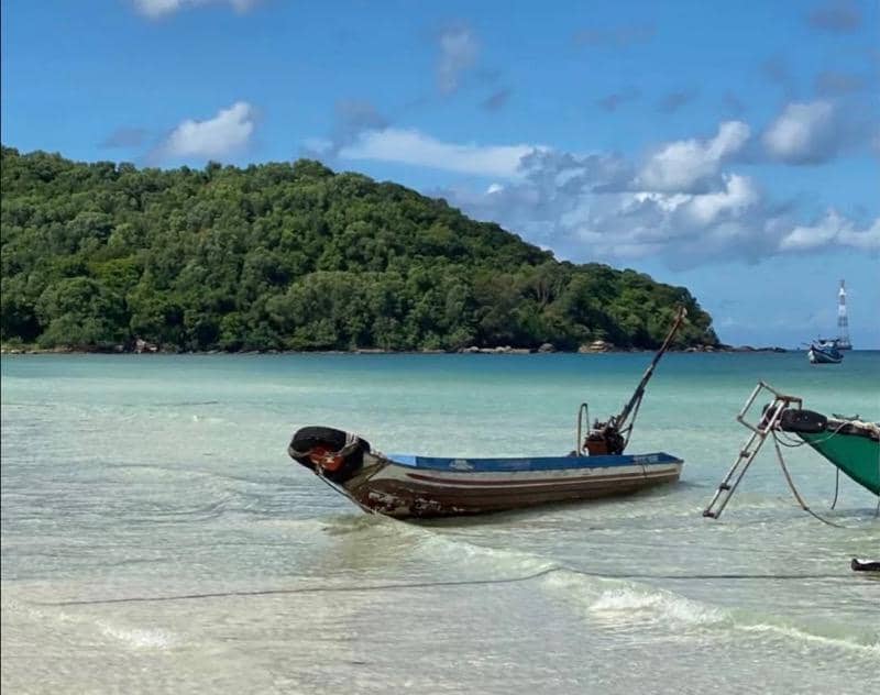 potret pemandangan di Sao Beach