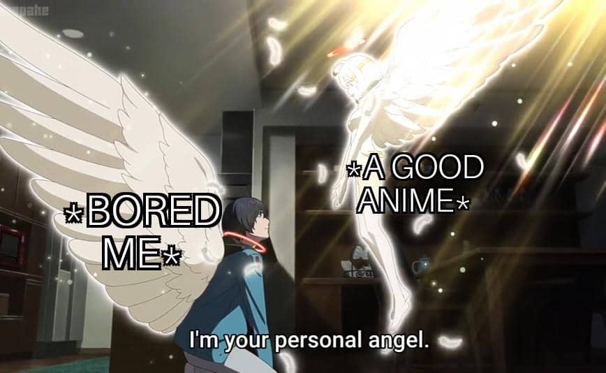 meme anime tentang malaikat