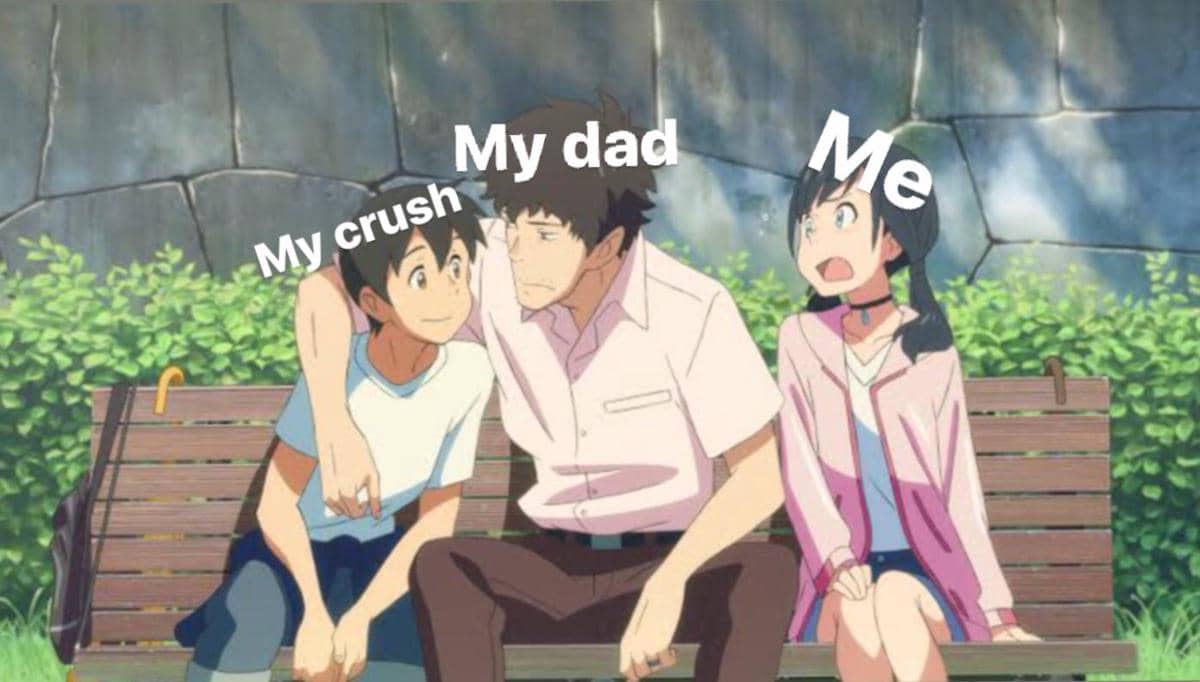 meme anime tentang gebetan