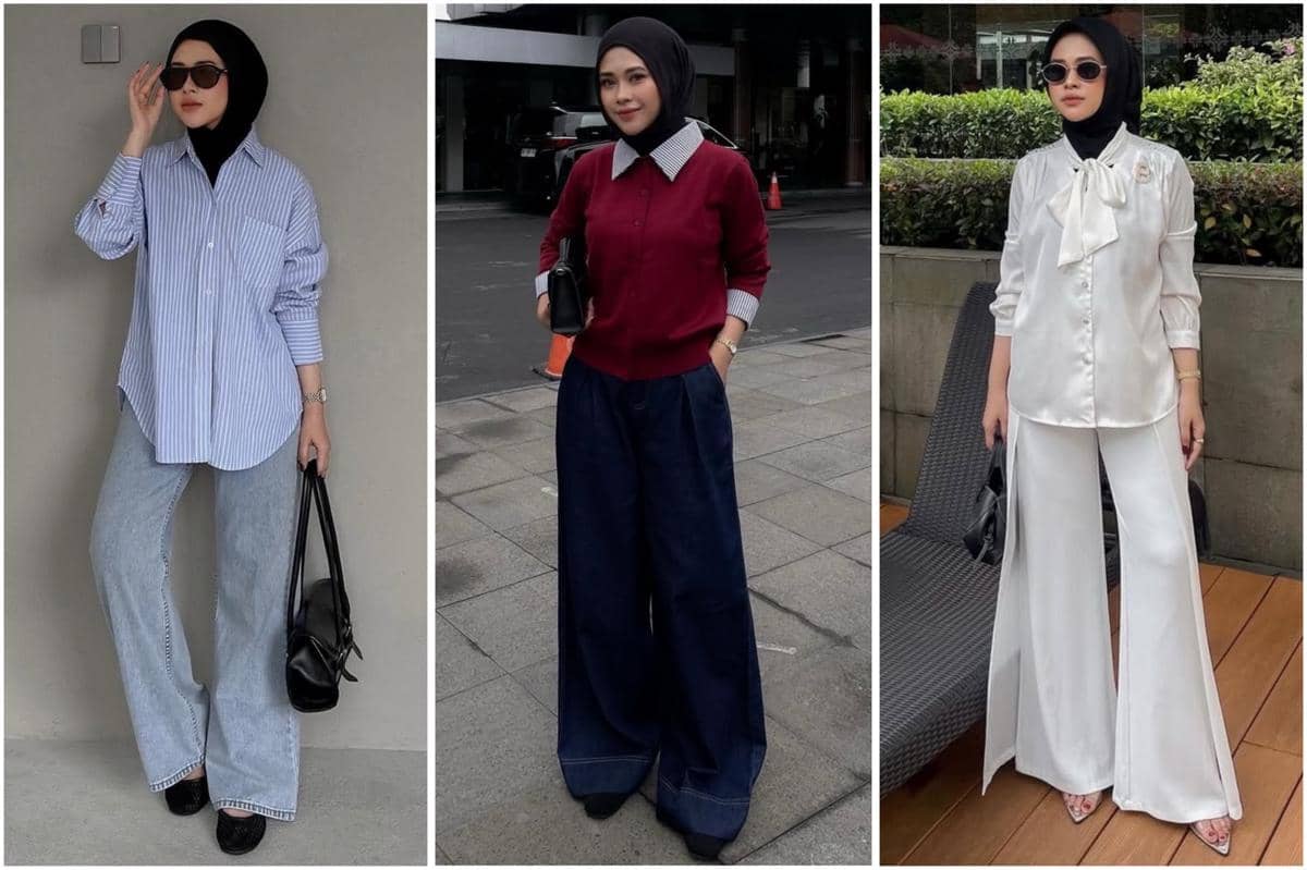 potret ide OOTD kasual bergaya badass ala Reni Marlina