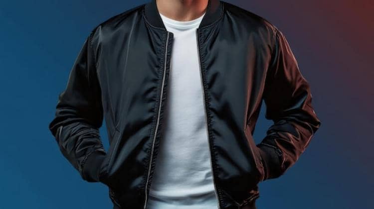 ilustrasi jaket bomber