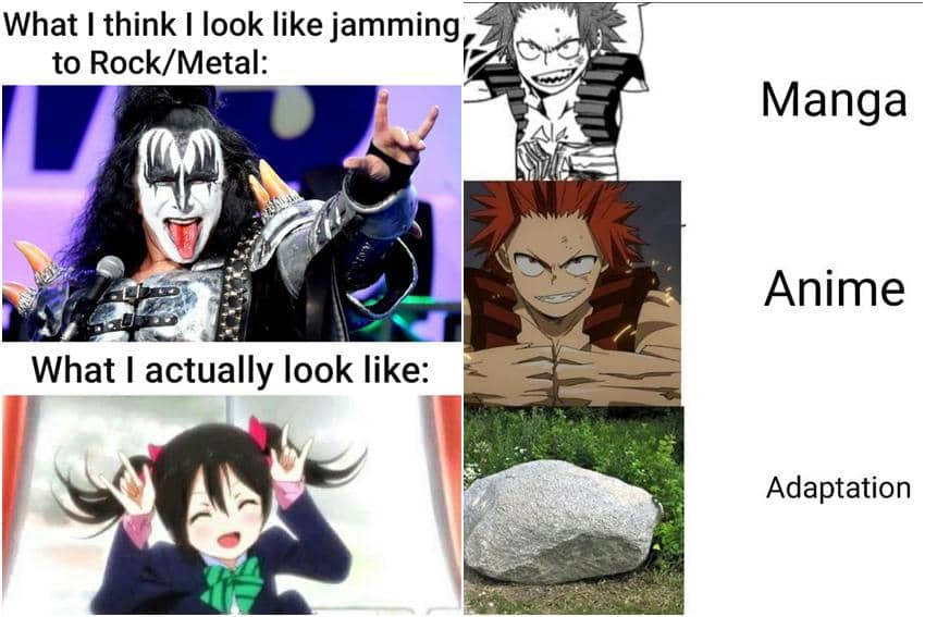 kolase meme anime tentang batu