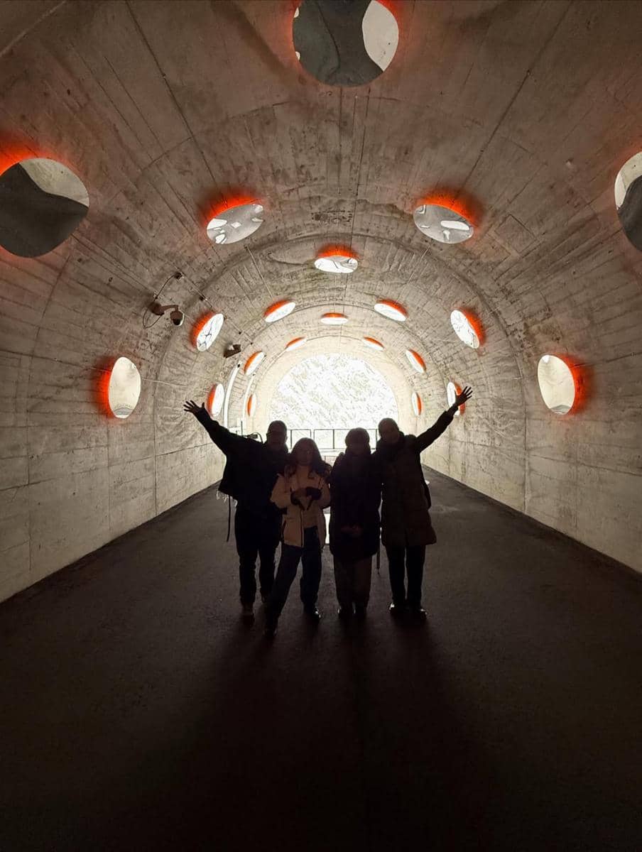 Keluarga Baim dan Artika Sari Devi ke Niigata.