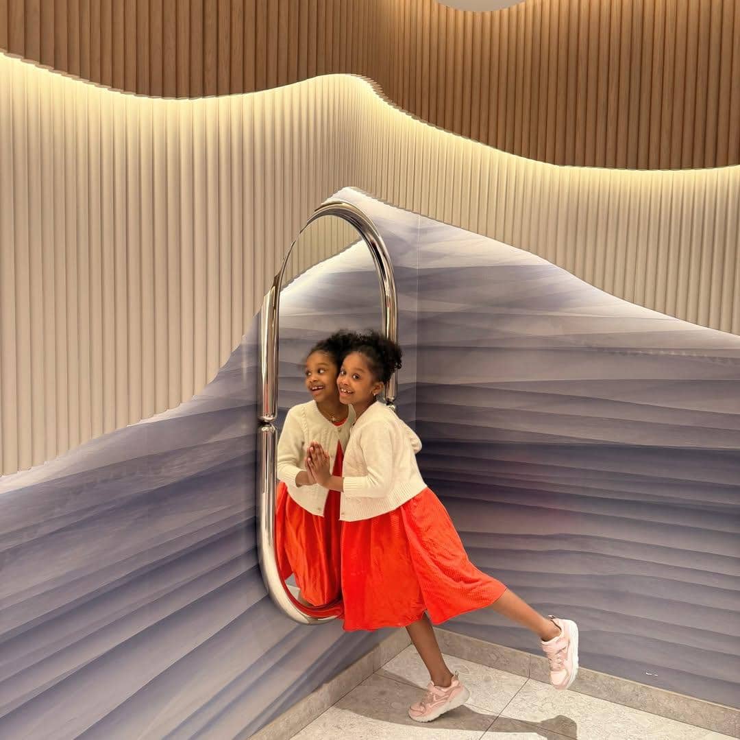 Kimmy Jayanti dan keluarga liburan di Dubai.