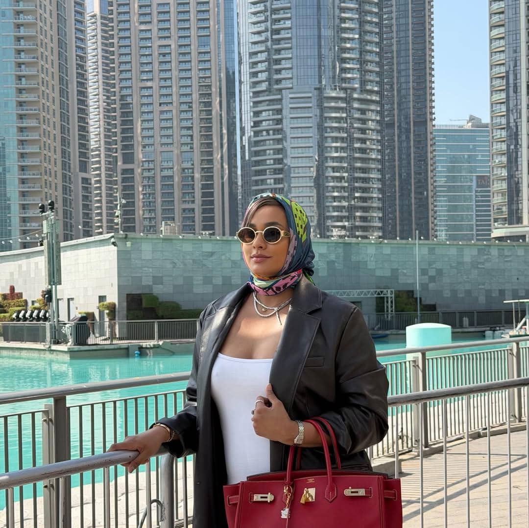 Kimmy Jayanti dan keluarga liburan di Dubai.