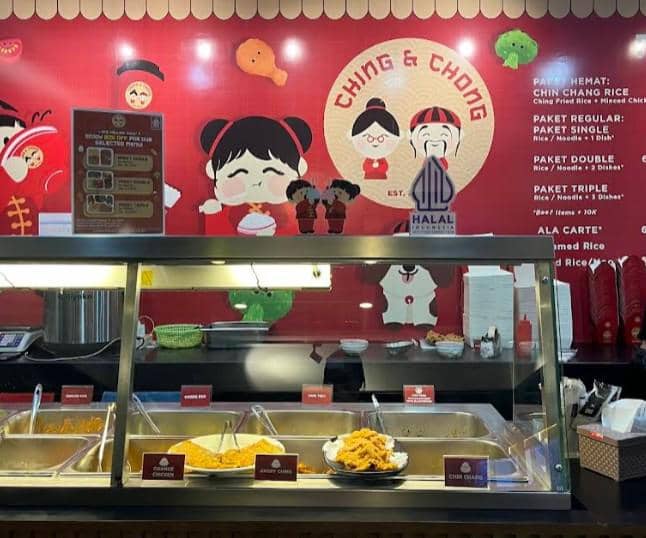 tempat makan Ching & Chong di kawasan SCBD
