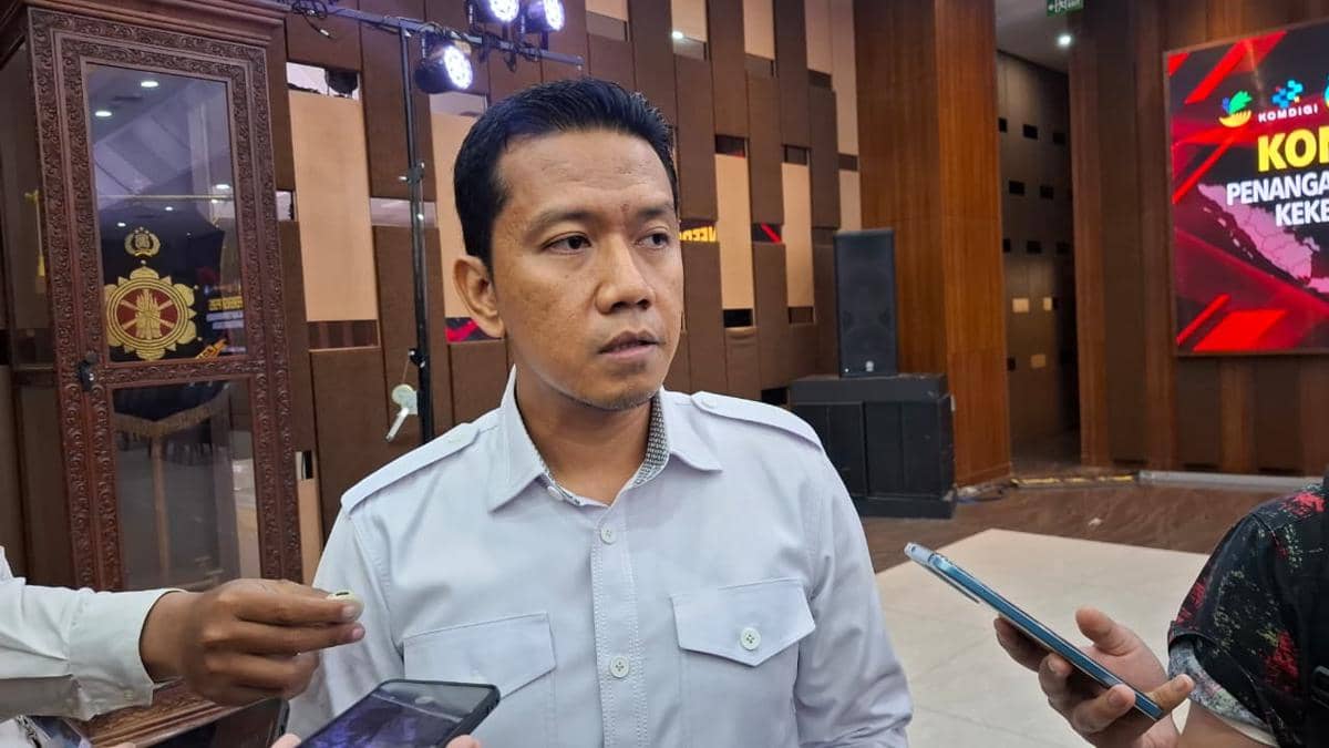 Konferensi pers di Gedung Bareskrim Polri, Jakarta