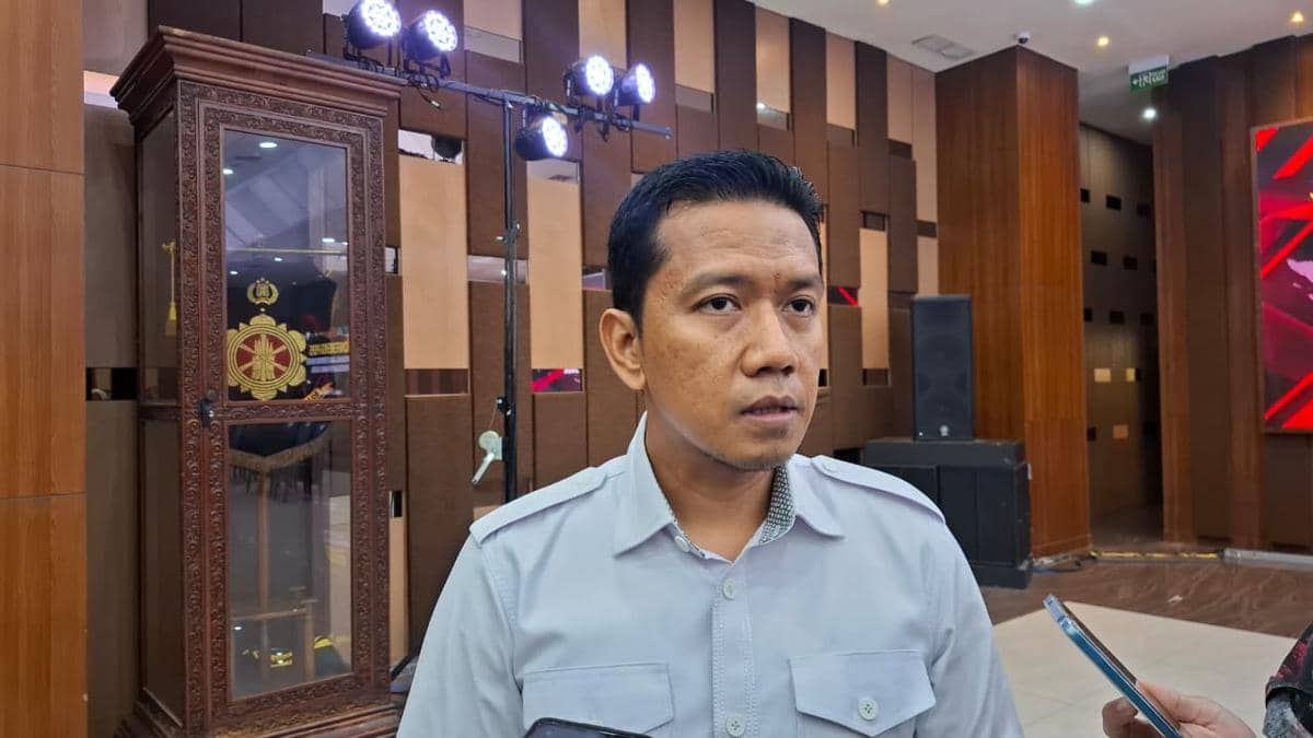 Konferensi pers di Gedung Bareskrim Polri, Jakarta