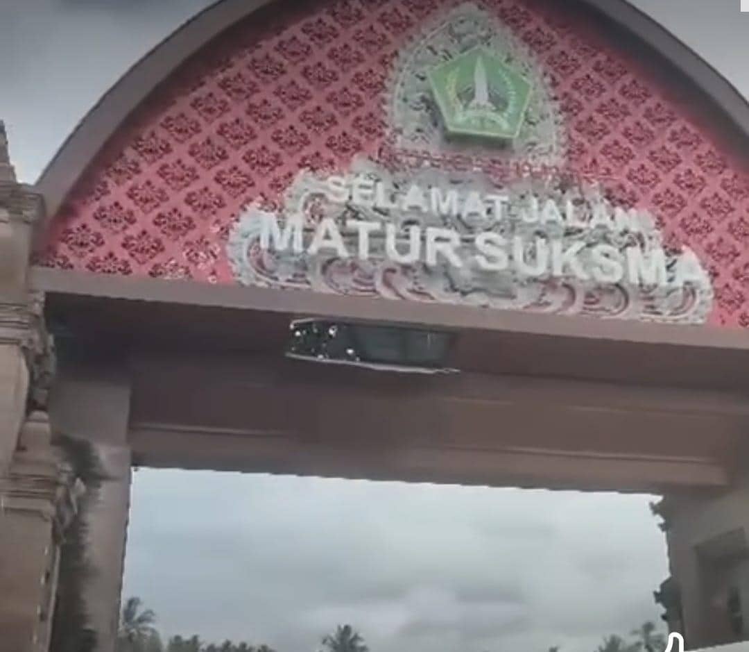 Panel Gapura Tabanan Rusak Padahal Masih Baru, Ini Kata Pemkab