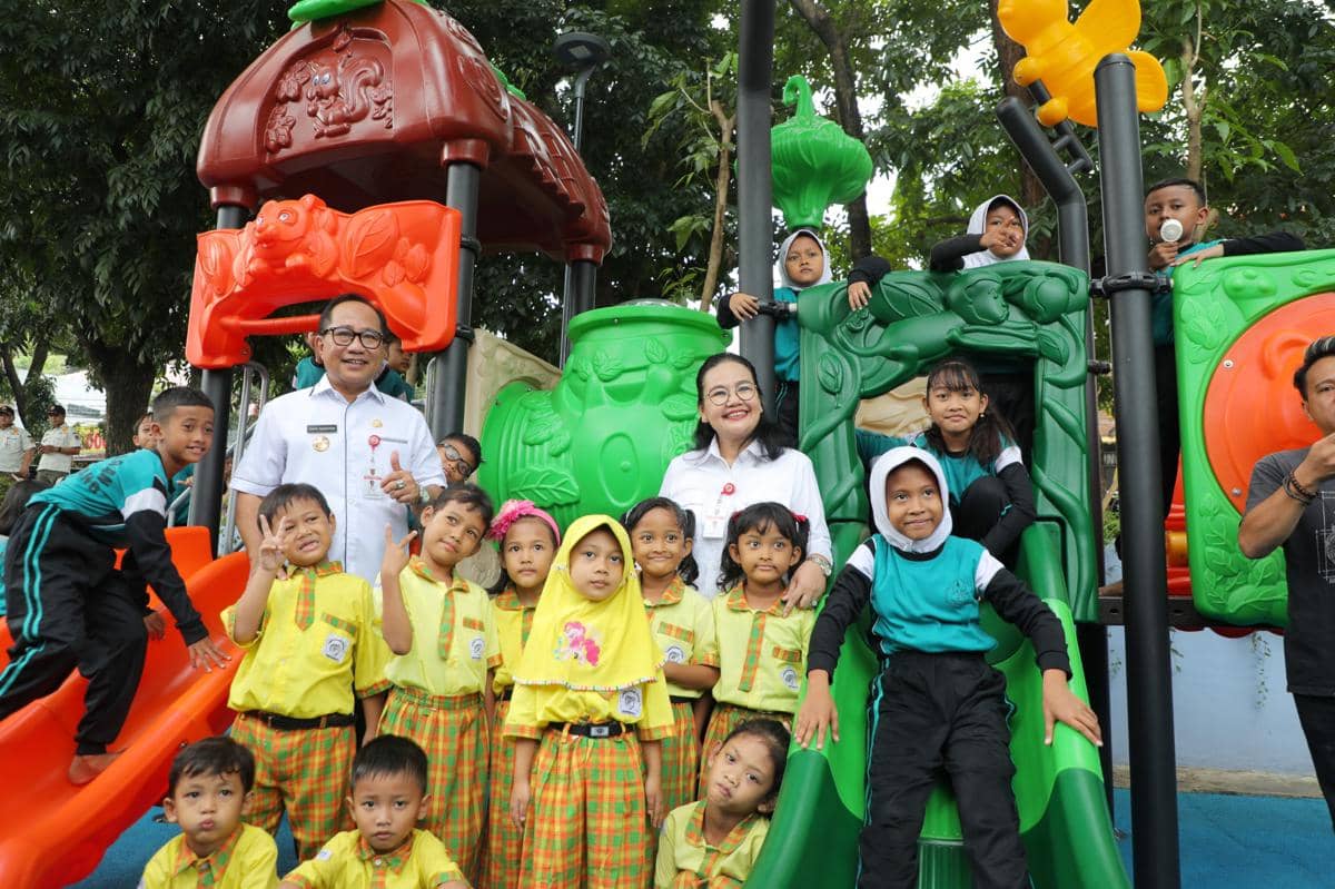 Rth, ruang terbuka hijau, taman anak-anak, taman absa