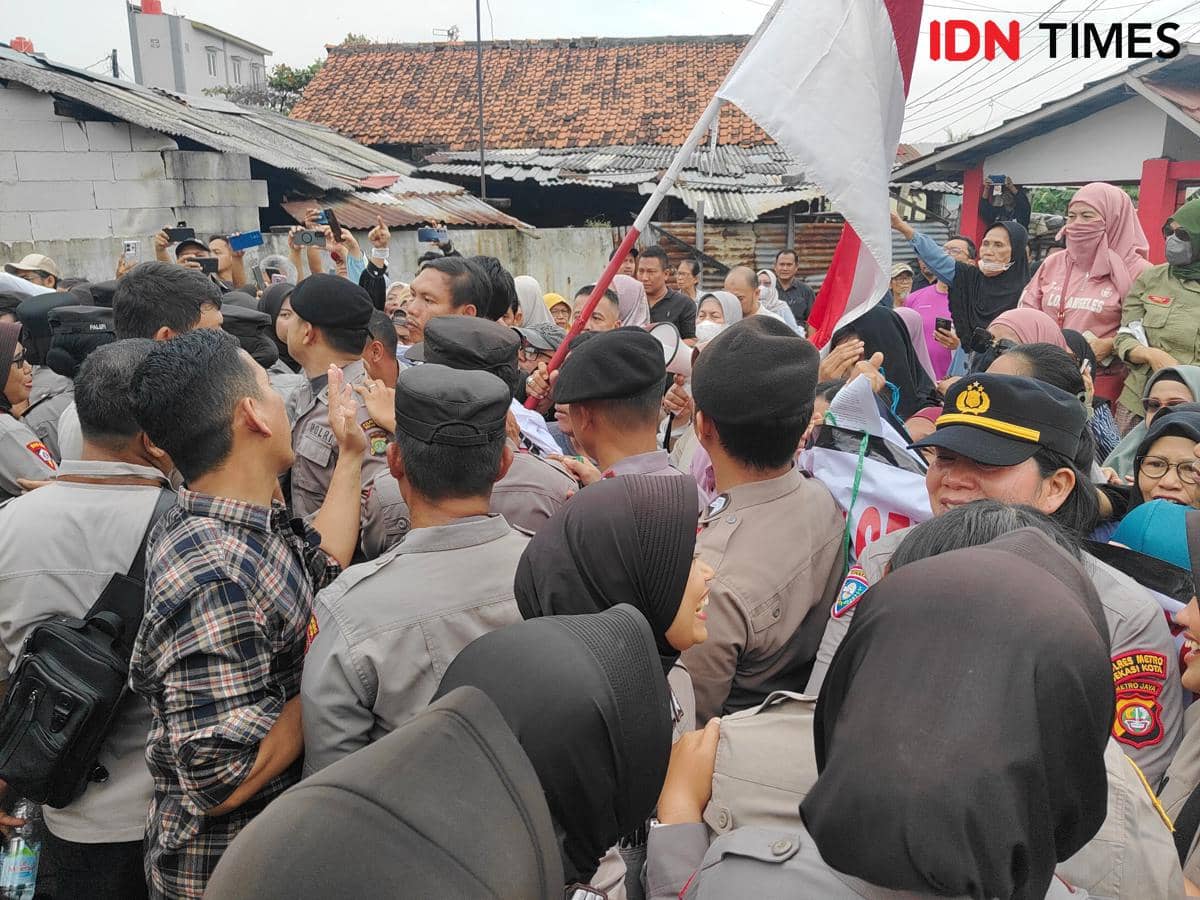 12 Rumah di Puri Asih Sejahtera Bekasi Dieksekusi. (IDN Times/Imam Faishal) 