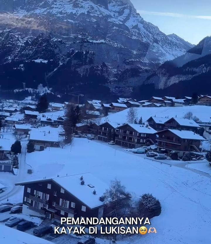 potret Nita Gunawan naik Gunung Jungfraujoch