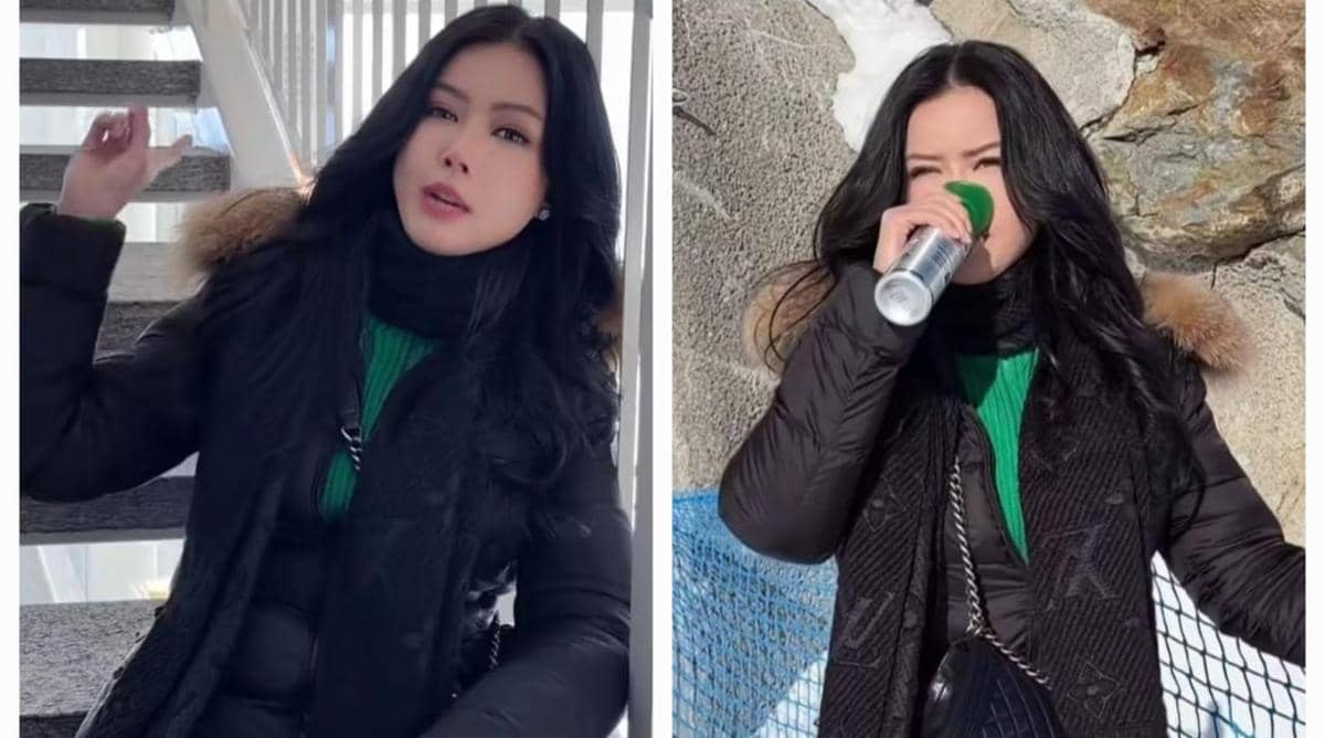 potret Nita Gunawan naik Gunung Jungfraujoch