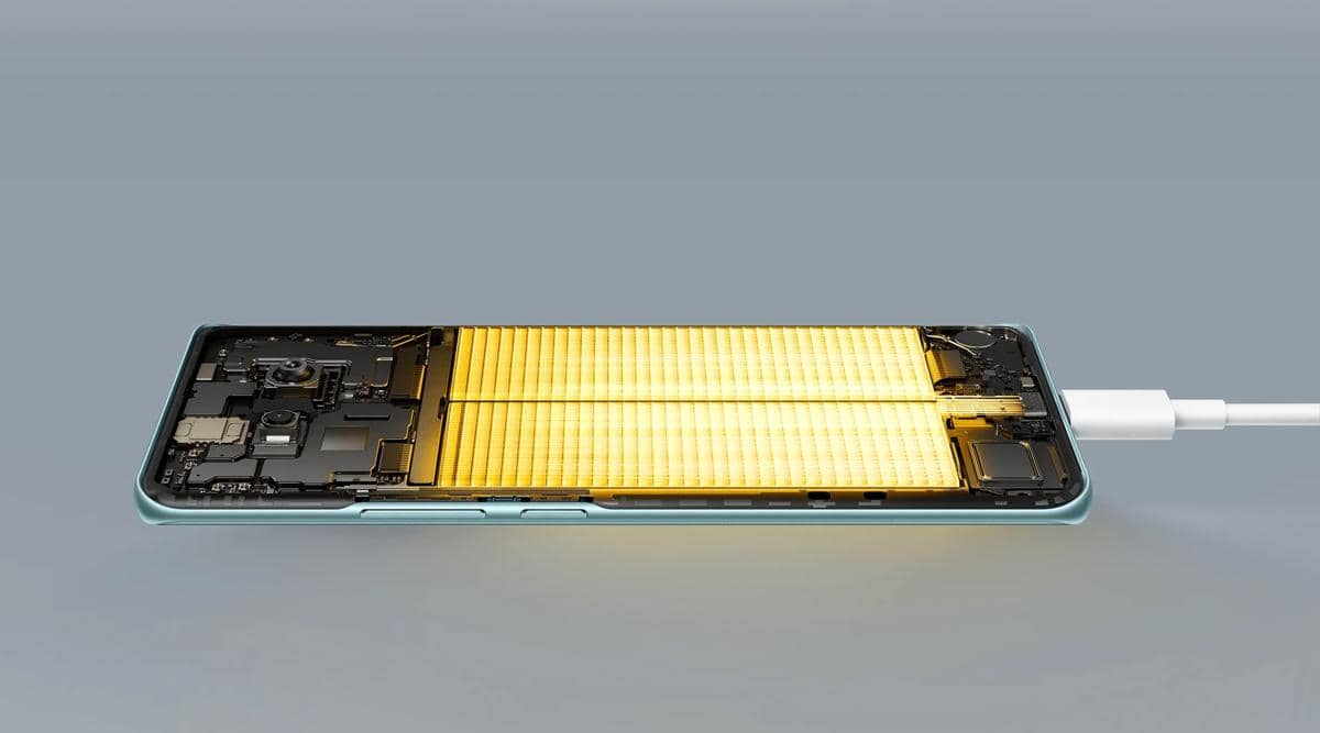 ilustrasi pengisian daya baterai POCO M8 5G