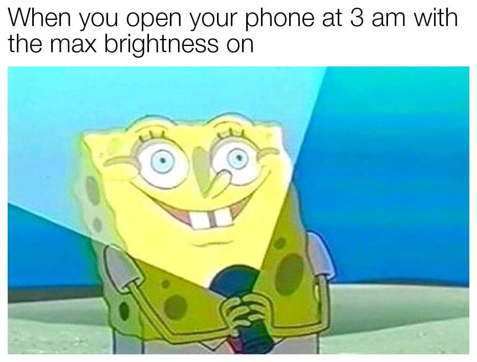 meme SpongeBob kesilauan
