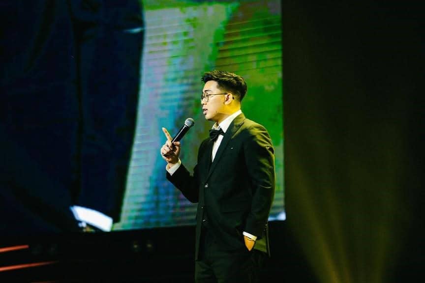 foto Timothy Ronald saat Bitcoin Party Night