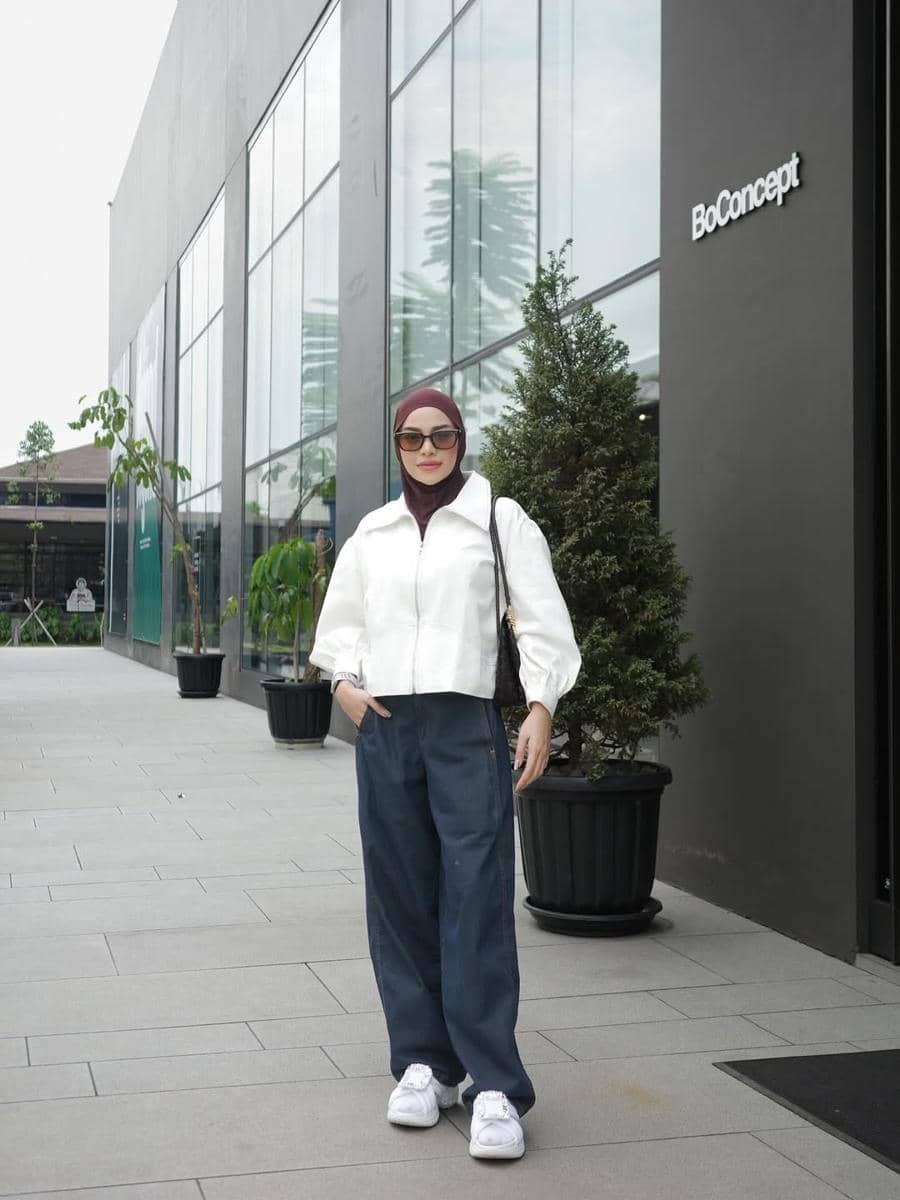 padu padan outfit dengan hijab instan