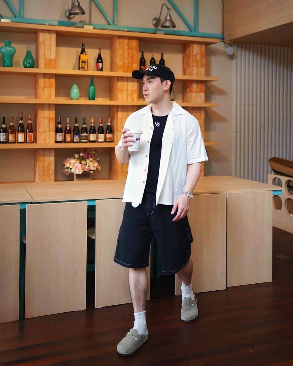 OOTD Kemeja Outer ala Teera Patanasakdikul