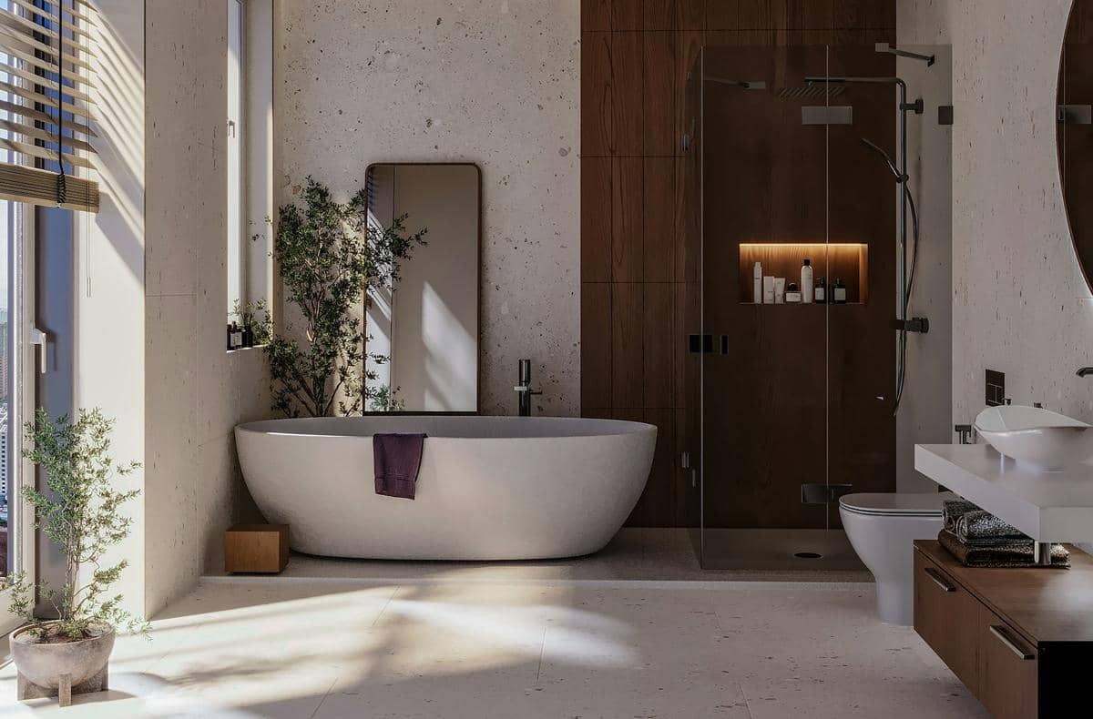 Ilustrasi kamar mandi