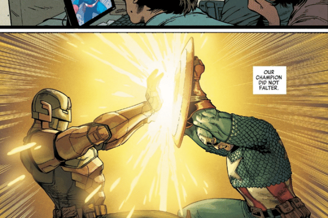 Captain America melawan Captain Hydra