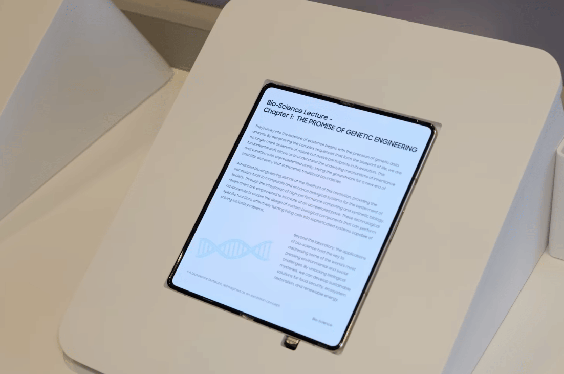 panel layar Creaseless