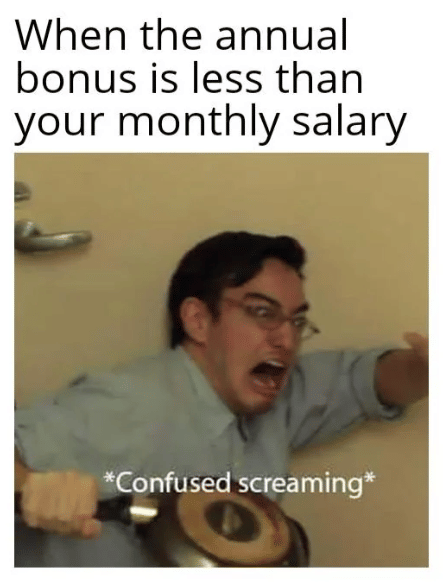 meme bonus dari tempat kerja